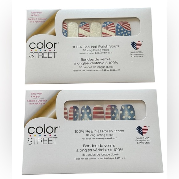 Color Street Nails American Dream & Patriotic Parade Retired Patriotic - Picture 1 of 7